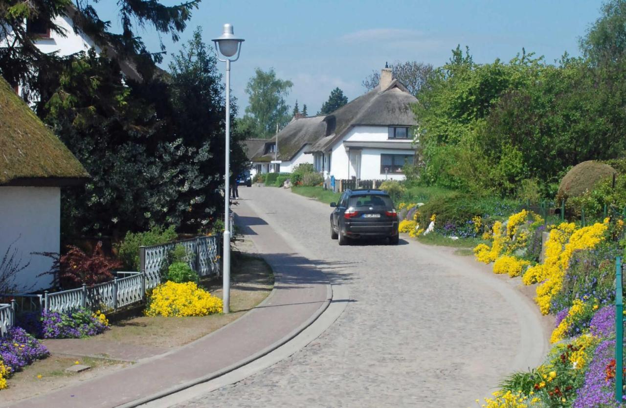 Ferienhaus Zum Boddenstrand Mit Ka Groß Zicker Bagian luar foto