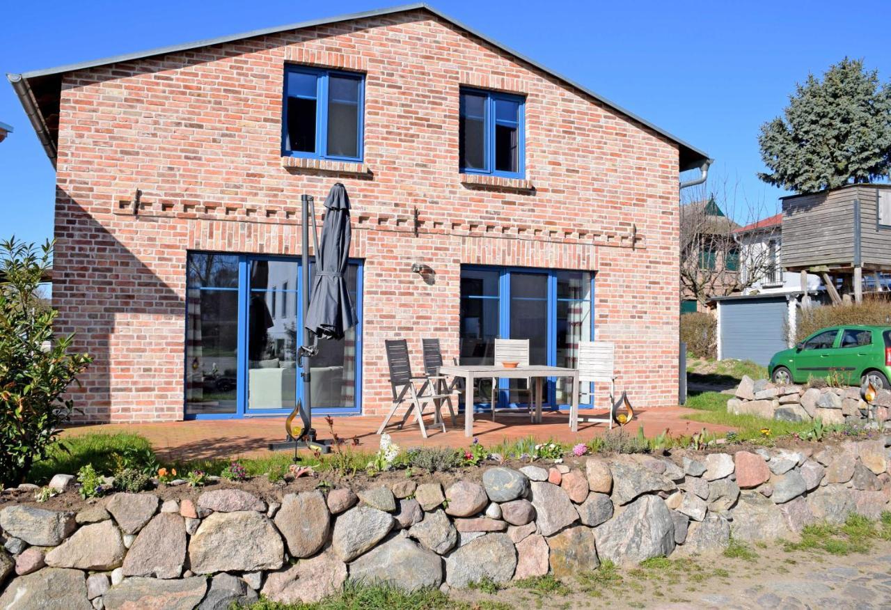 Ferienhaus Zum Boddenstrand Mit Ka Groß Zicker Bagian luar foto